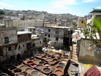 Tanneries Chouara (Tăbăcăria) -  Fez, Maroc