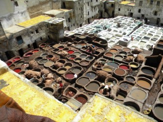 Tanneries Chouara (Tăbăcăria) -  Fez, Maroc