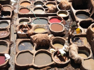 Tanneries Chouara (Tăbăcăria) -  Fez, Maroc
