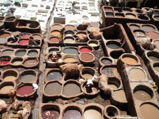 Tanneries Chouara (Tăbăcăria) -  Fez, Maroc