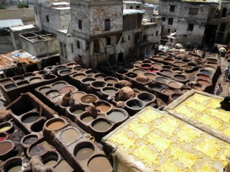 Tanneries Chouara (Tăbăcăria) -  Fez, Maroc