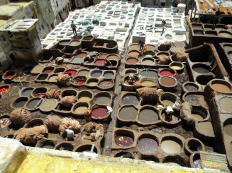 Tanneries Chouara (Tăbăcăria) -  Fez, Maroc