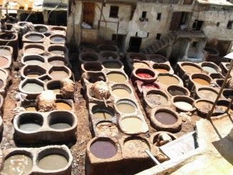 Tanneries Chouara (Tăbăcăria) -  Fez, Maroc
