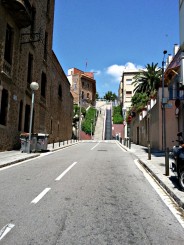 strada spre parc guell