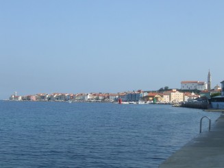 primul contact cu orasul Piran