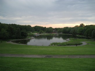 Parcul Mont-Royal (4) - Cabana si Lacul castorilor