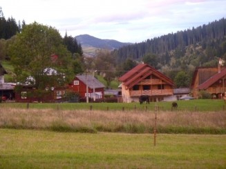 Apus de soare la Voronet