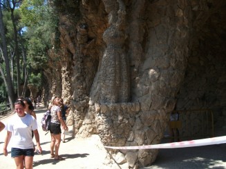 Barcelona-Parc Guell, pe laga viaducte