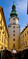 Poarta lui Mihai, singura poarta ramasa din evul mediu in Bratislava