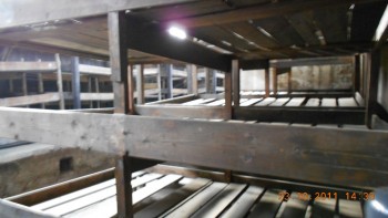 Asa arata o baraca de locuit din Birkenau