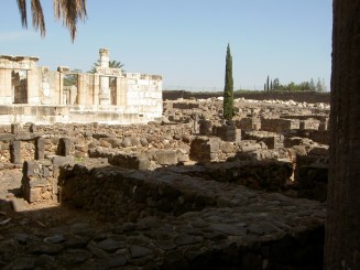 Ruinele din Capernaum şi Casa lui Simon Petru - Israel