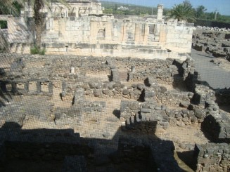 Ruinele din Capernaum şi Casa lui Simon Petru - Israel