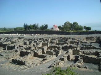 Ruinele din Capernaum şi Casa lui Simon Petru - Israel