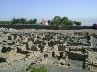 Ruinele din Capernaum şi Casa lui Simon Petru - Israel