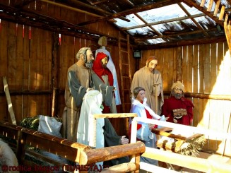 amenajarea nasterii in fata primariei din Lugoj