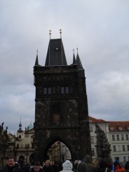 Praga - turn pe  Podul Carol
