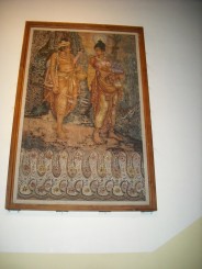 Tablou ce o reprezinta pe printesa care a adus relicva in Sri Lanka