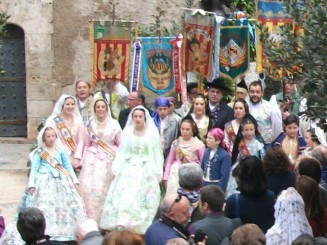 Valencia-Grup in costume traditionale