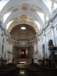 Valencia Centrul Istoric-aceiasi biserica gotica dar cu interior baroc