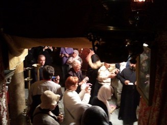 interior pestera Nasterii Domnului