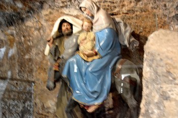 icoana reprezentand fuga in Egipt de furia lui Irod