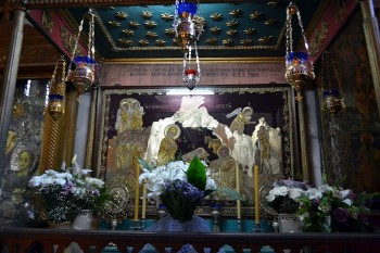 scena Nasterii Domnului din interiorul bisericii Nasterii Domnului