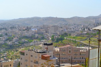 panorama in drum spre Bathanya