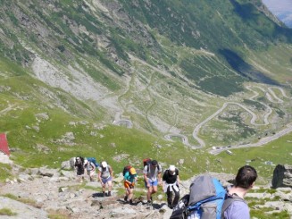 Muntii Fagarasi -  Traseu de la Bilea Lac pina la vf. Laitel