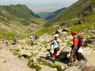 Muntii Fagarasi -  Traseu de la Bilea Lac pina la vf. Laitel