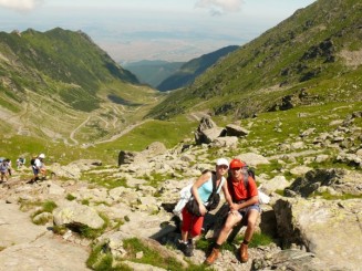 Muntii Fagarasi -  Traseu de la Bilea Lac pina la vf. Laitel