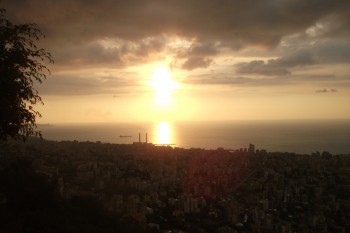 Beirut, vedere din Hamra, Liban, 2012