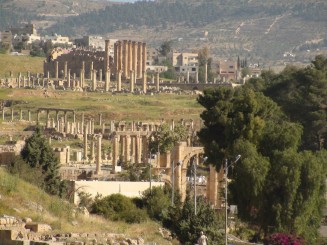 panorama ruinile orasului Ierash