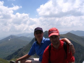 Sus pe Pietrosul 2303m