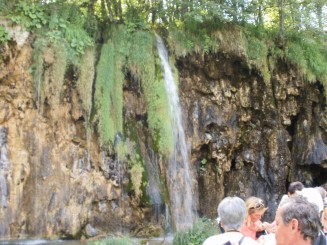 cascada in parcul national Plitvice