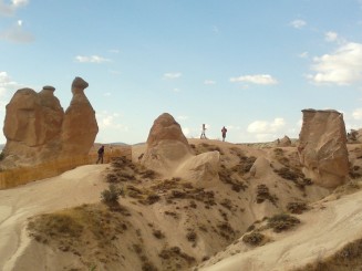 Orasul subteran, valea Porumbeilor, Uchisar, Goreme