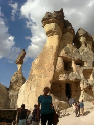 Orasul subteran, valea Porumbeilor, Uchisar, Goreme