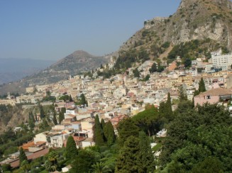 vedere din teatrul grec Taormina