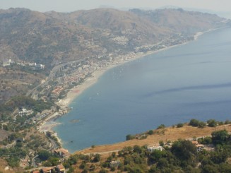 panorama de pe platoul Taorminei