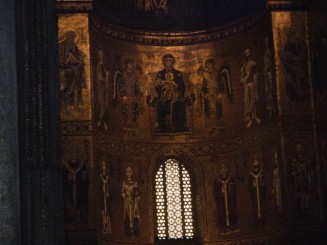 creatia crestinilor  greci la basilica din Moreale