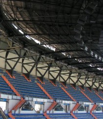 Santiago Bernabeu interior stadion