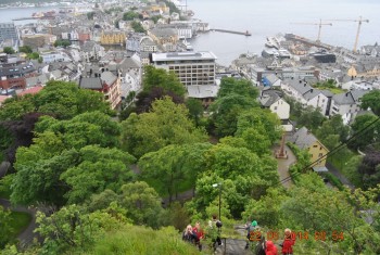 Alesund - orasul norvegian cu cele mai multe cladiri in stilul Art Nouveau