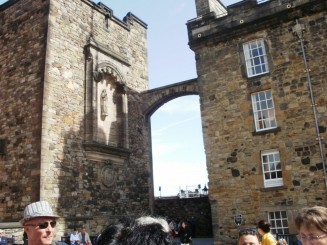 interiorul castelului Edimburg