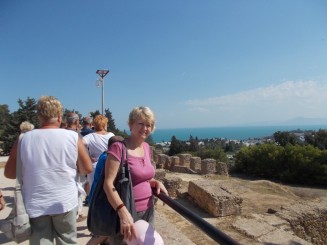 Vedere spre Marea Mediterana-Parcul Arheologic Carthage