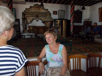 Sidi Bou Said-in cafenea