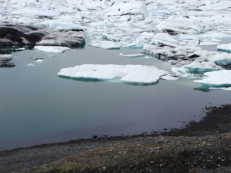 Islanda Glacial Lagoon and Vatnajökull glacier