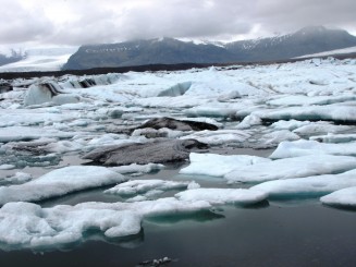 Islanda Glacial Lagoon and Vatnajökull glacier