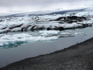 Islanda Glacial Lagoon and Vatnajökull glacier