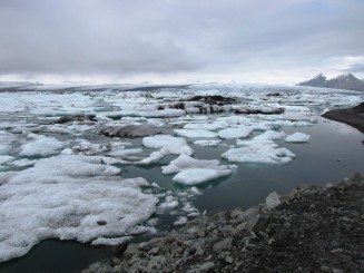 Islanda Glacial Lagoon and Vatnajökull glacier