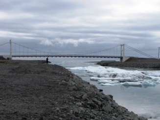 Islanda Glacial Lagoon and Vatnajökull glacier