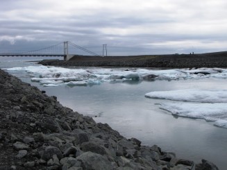Islanda Glacial Lagoon and Vatnajökull glacier
